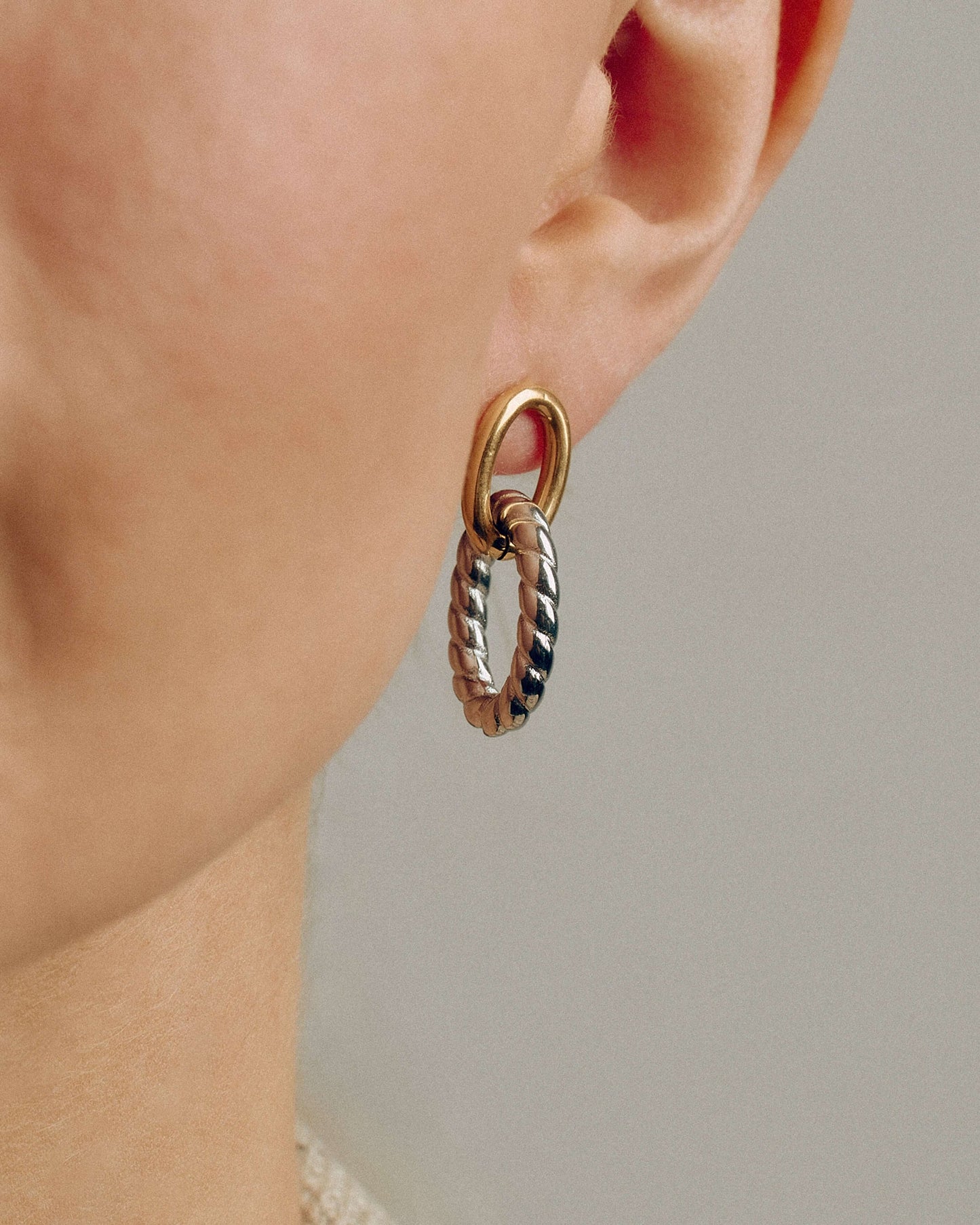 Two-tone Drop Studs