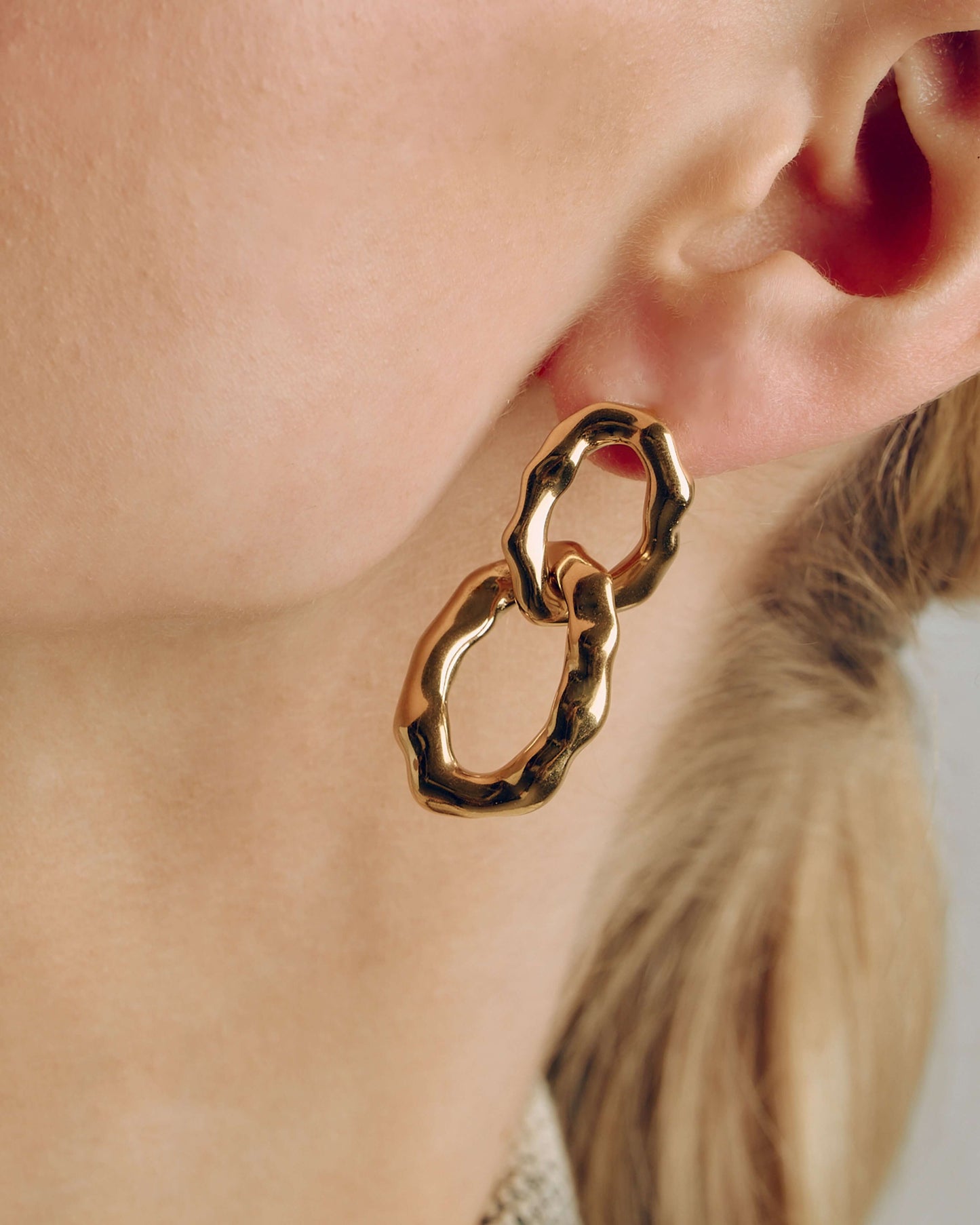 Chain Link Drop Earrings