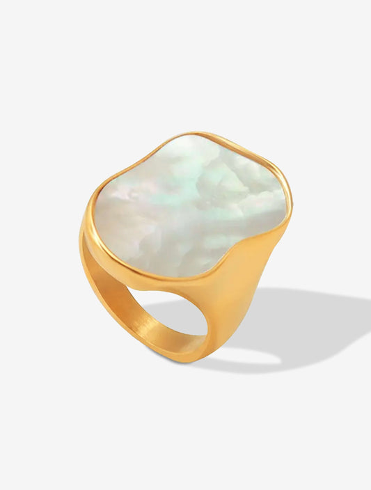 Mother Pearl Ring | Oval Pearl Ring | RRule