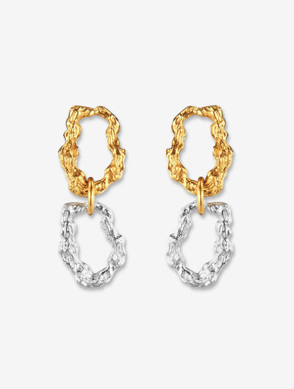 Double Textured Earrings | Sierra Double Earrings | RRule