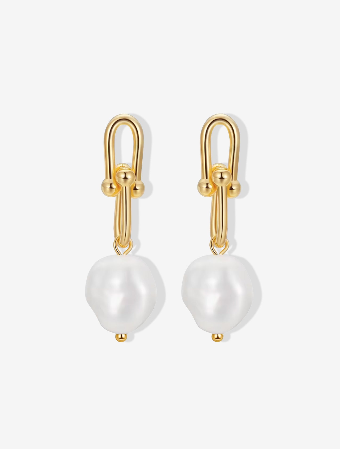 Link Pearl Drop Earrings