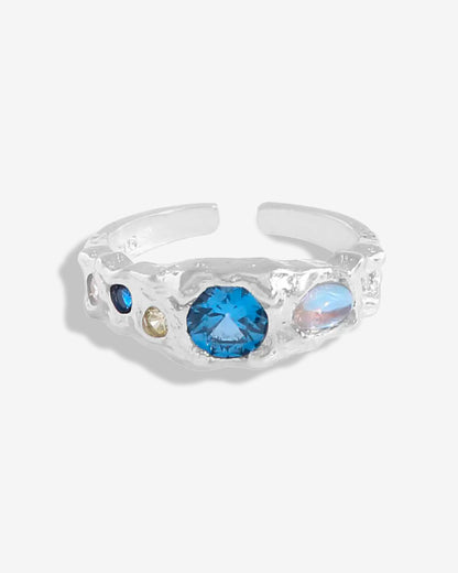 Blue Crystal Ring