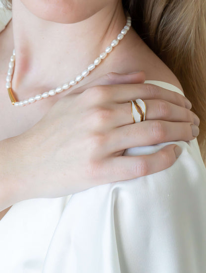 Layered Sahara Gold Ring | Layered Gold Ring | RRule