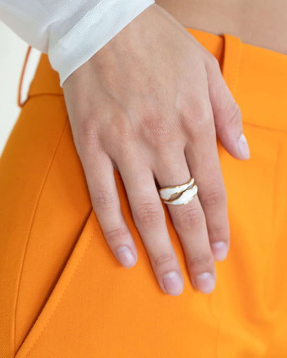 Layered Sahara Gold Ring | Layered Gold Ring | RRule