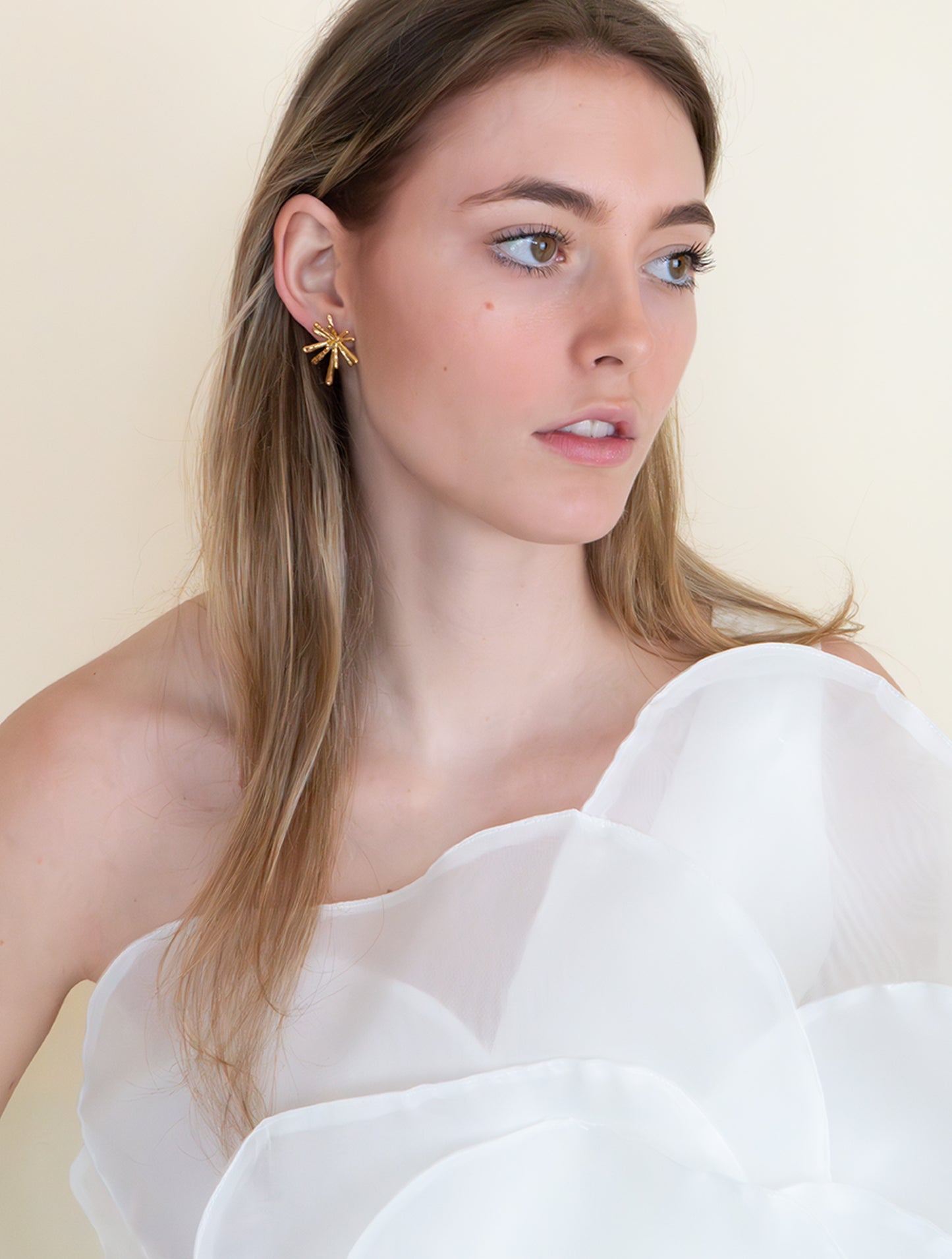 Chunky Studs Earrings | Sun Rays Studs Earrings | RRule