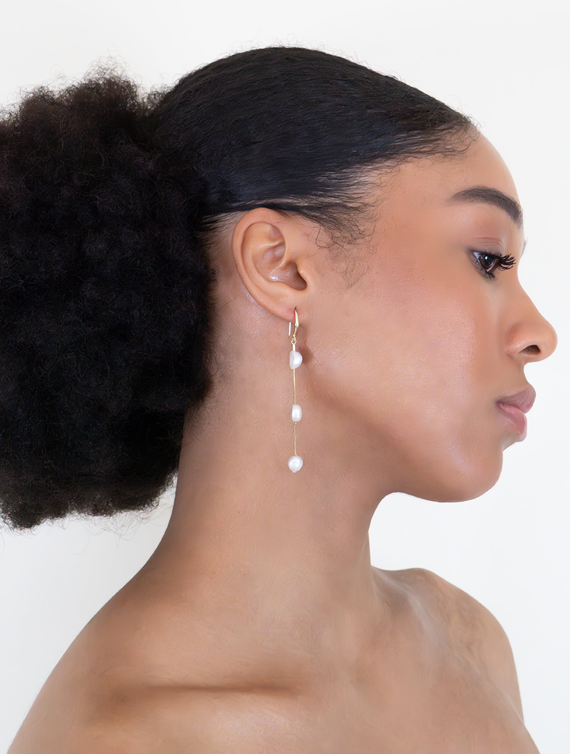 Trio Pearl Drop Earrings | Trio Drop Earrings | RRule