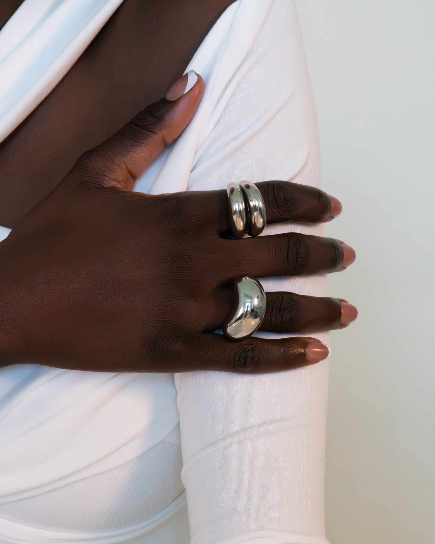 Chunky Dome Ring | Silver Chunky Ring | RRule