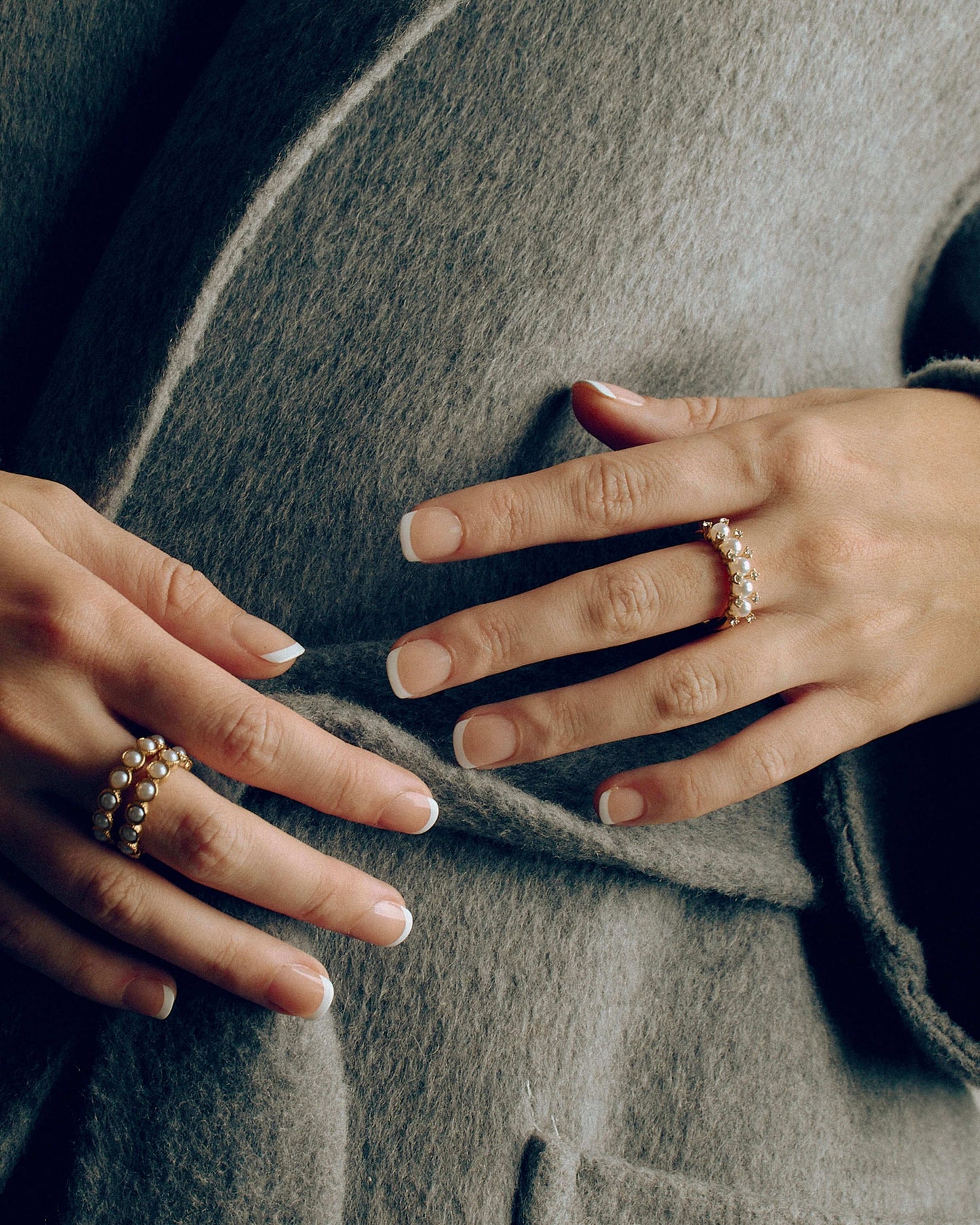 Pearls Zircon Ring