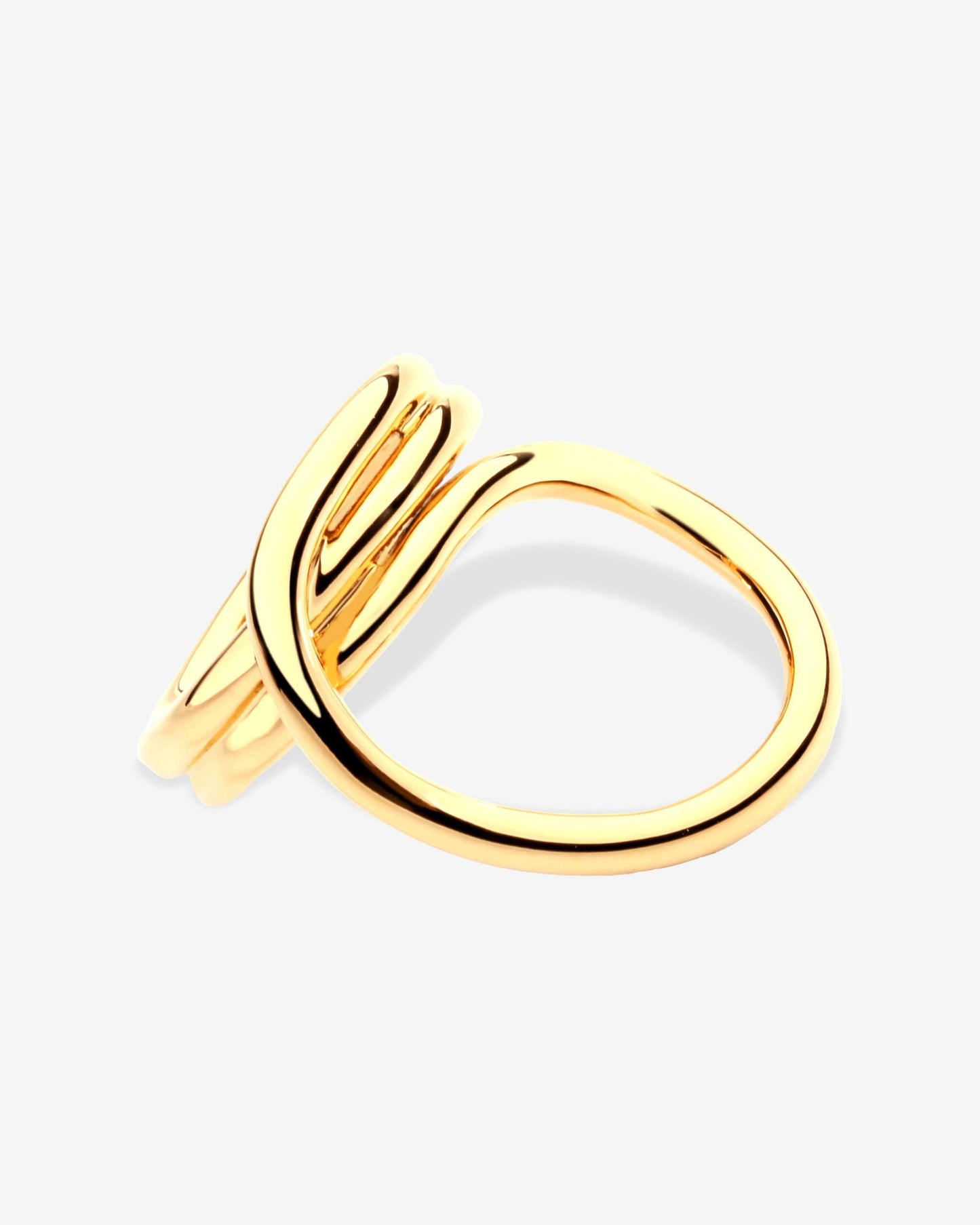 Geometric Spiral Ring